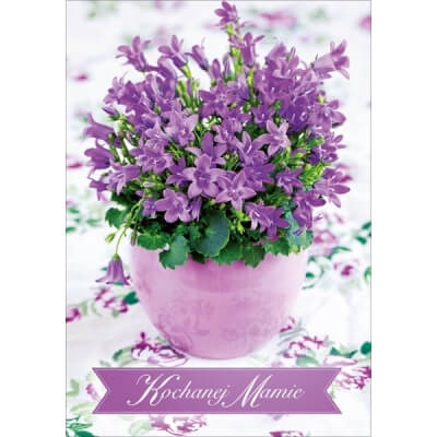 Kartka Kochanej Mamie - Campanula